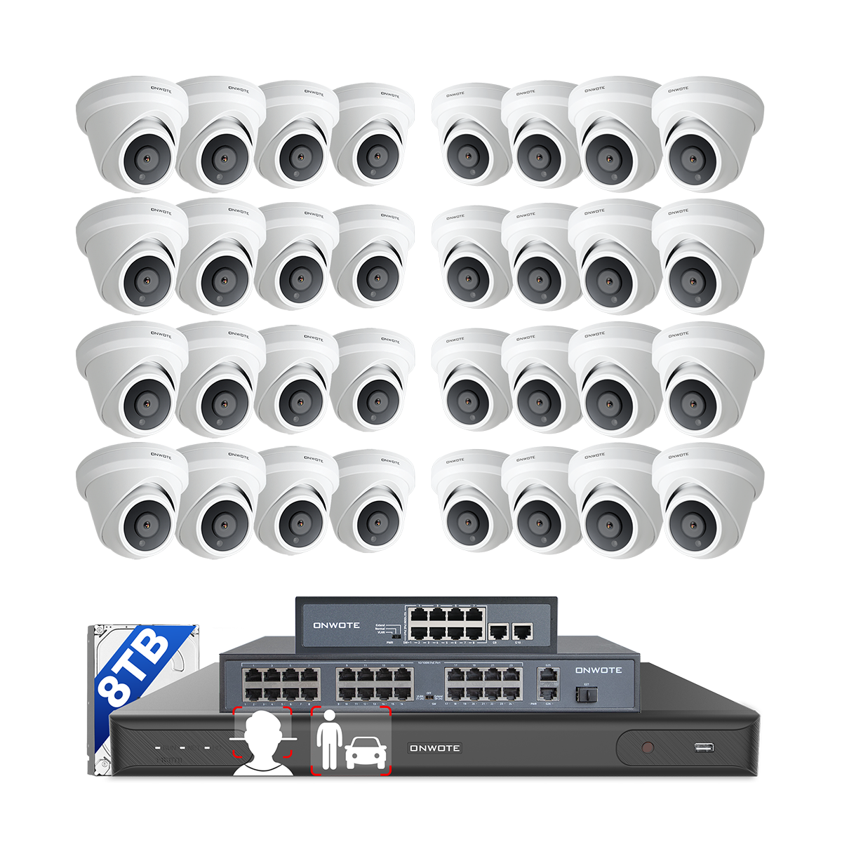 32CH 4K PoE System